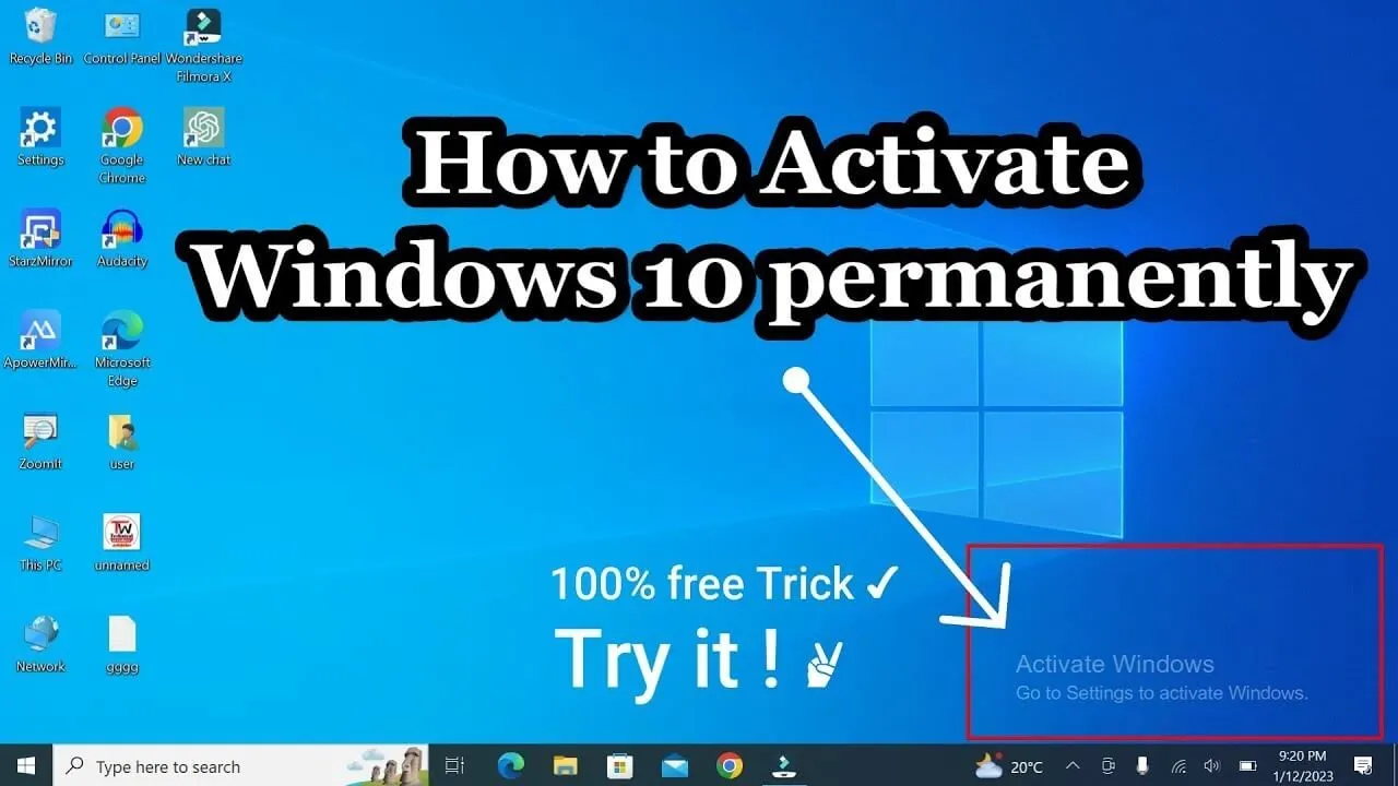 Windows 10 Activation tricks how to activate Windows 10 Easily